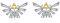 YFN Zelda Ohrringe Sterling Silber Anime Spiel Ohrstecker Triforce Schmuck Geschenke für Damen Mädchen
