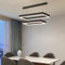 Mikeru Moderne LED Pendelleuchte 40+60CM, Hängelampe LED Esstisch Dimmbare 10% bis 100% Esszimmerleuchte mit 3 Farblichter (3000K/4500K/6000K) Memory-Funktion & Kronleuchter für Küche Indoor