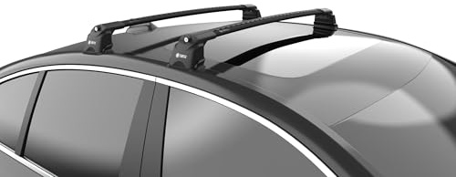 TURTLE kompatibel mit BMW 4-Series (F32) 2014-2020 Air3 Dachträger | SCHWARZ