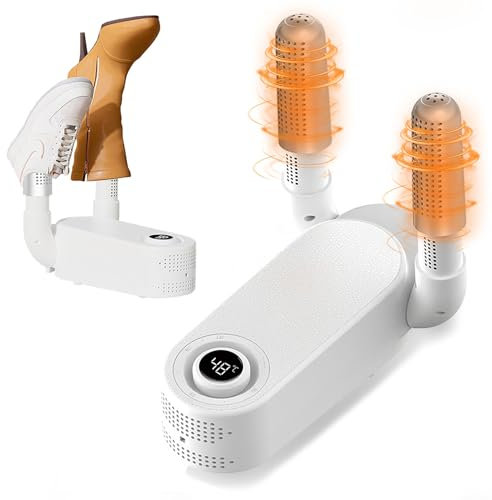 Secador de Zapatos Eléctrico, Secador Zapatos Secador de Botas Calentador de Botas Antibacteriano Elimina Olores Secador de Guantes para Zapatos Guantes Gorros Calcetines Botas de Esquí