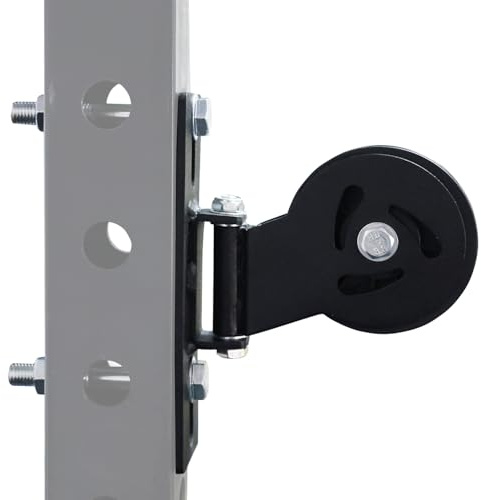 Lights Mountain Kabelzugsystem für Kniebeugen-Racks – passend für 2,5 cm oder 1,6 cm mit verlängertem Schlitz-Design, robuste 180° drehbare Riemenscheibe für reibungsloses Gleiten und