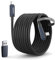Syntech 6m/20FT Link Kabel kompatibel mit Meta/Oculus Quest 3S/Quest 3/Quest2/Pro/Pico 4/Ultra and PC/SteamVR, USB-C-Kabel mit USB-3.0-Adapter für VR-Headset, 5 Gbit/s Datenübertragung, Schwarz