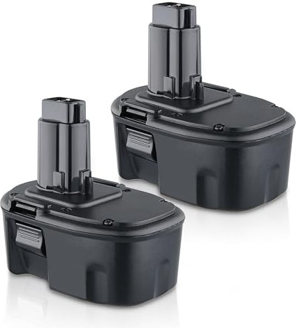 DASNITE 2 Stück 4,0Ah DC9091 NI-MH Ersatzakku für Dewalt 14,4V Akku DC9091 DW9091 DW9094 DE9091 DE9092 DE9038 Kompatibel mit Dewalt Akku 14,4 Volt Elektrowerkzeuge