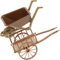 ifundom 2 Pièces Chariot de Simulation Mini-Jouets Mini Chariot Mini-Caddie Wagon cotillons Décoration de Jardin Miniature transpalette Manuel Chariot de Jardin Miniature Mini Panier Abdos