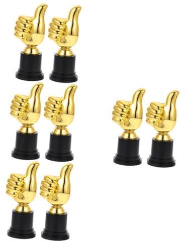Sosoport 4 Sätze Tolle Trophäe Aufkleber Diagramm Klein Punkte Beidseitig FA Belohnung Pokale Für Dekorativer Trophäenbecher Pokal Für Plastik 2 Stück * 4