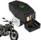 Cargador de batería de scooter para automóvil con interfaz de conversión USB - Cargador rápido para bicicletas eléctricas - Accesorios para scooters eléctricos Cargador USB para coches eléctricos con
