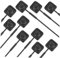 Alipis 10Pièces Interrupteurs à Bouton Poussoir Miniatures pour Voitures Interrupteurs à Bascule Remplacement Facile et Installation Rapide pour Commandes