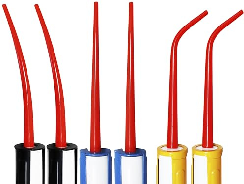 ANZHUO 6 Stück Abdichtungsdüsen-Verlängerungsrohr-Adapter zum Abdichten von Nähten, Installation von Glastüren und Fenstern, Fliesen, Küchenutensilien