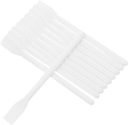 DOITOOL 10pcs Plastic Spatula Makeup Tools Craft Paint Mixing Glue Spreader Scraper for Crafts Skincare