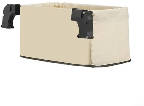 Marchfunny Soluzione di archiviazione per carrello da campeggio per un comodo trasporto (grigio (bianco (per ruote da 8 pollici))