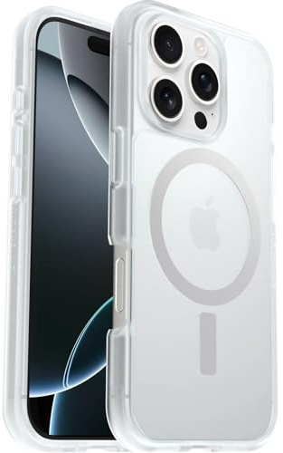 OtterBox React MagSafe Cover per iPhone 16 PRO, Trasparente