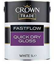 Crown Trade FastFlow Quick Dry Gloss White 2.5ltr