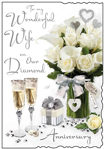 Glückwunschkarte zur Diamantenhochzeit