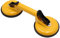 Heavy Duty Aluminum Double Handle Suction Cup Plate Professional Glass Puller/Lifter/Gripper (yellow 2 claws)