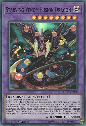 Yu-Gi-Oh! - Starving Venom Fusion Dragon - FIGA-EN060 - Super Rare - 1. Edition - Fists of The Gadgets