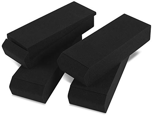 Sound Addicted - Studio Monitor Isolation Pads, Reduce Speaker Vibrations and Fits Most Stands - 2 Pair | SMPads