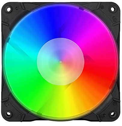 Redragon GC-F007 - Ventilador silencioso (120 mm, alto flujo de aire con mando a distancia, 3 unidades)