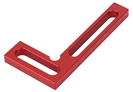 Piazze di posizionamento a 90 gradi Lega di alluminio morsetti ad angolo retto Utensile da falegname per falegnameria Squadra di serraggio angolare per cornice per quadri Cassettiere