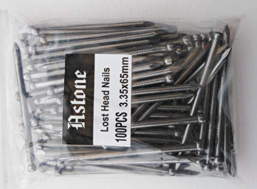 Astone Lost Head Steel Nails Postal Packs (100, 65mm)…