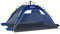 Outsunny Tenda da Spiaggia con Finestre Richiudibili e Porta a Cerniera, Tenda Istantanea in Poliestere e Fibra di Vetro, 220x173x120 cm, Blu Scuro e Giallo