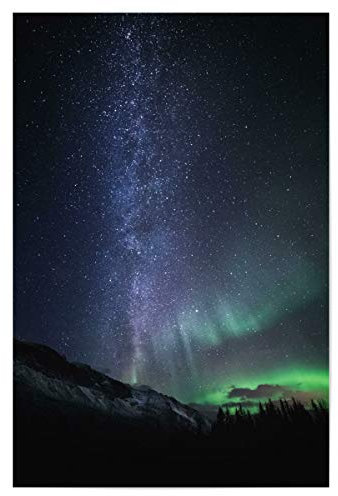 artboxONE Poster 30x20 cm Natur Milky Way Galaxy - Bild milchstraße Aurora Borealis milchstraße