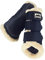 Eskadron Fauxfur Mesh Gamaschen Basic in Navy, Größe:M