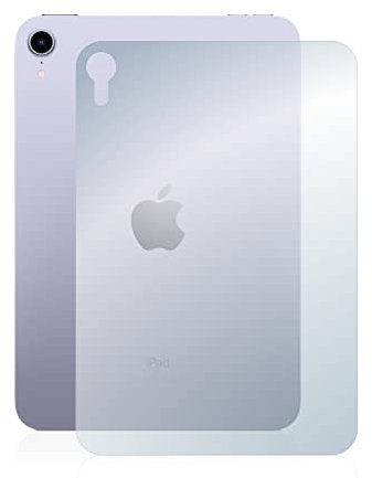 BROTECT Schutzglas für Apple iPad Mini 6 WiFi 2021 (Rückseite, 6 Gen.) Schutzfolie Made in Germany Panzer Folie Glas Displayschutz [ 9H, Anti-Fingerprint]