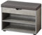 Kesper | Schuhschrank mit Sitzkissen, Material: Spanplatte, Maße: B: 60 x H: 47 x T: 30 cm, Farbe: Grau | 15934 13