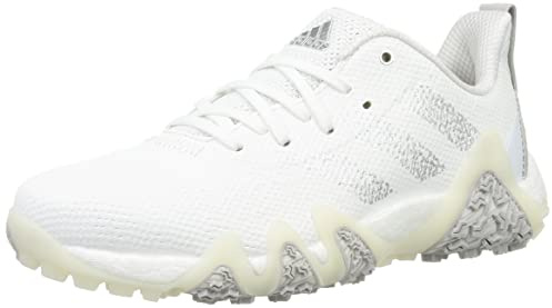 adidas Golf Herren Code Chaos Golfschuhe - Weiß/Silber/Grau Two - UK 9.5