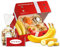 Hansen Obst - Geschenkbox - fruchtige Obst-Box - “Bleib gesund, klein” - Präsentkorb - Obst-Geschenkset - gefüllte Obstkiste - Probier-Obstbox