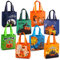 8 Stück Halloween Trick or Treat Taschen, Halloween Tragetaschen mit Griffen, Geschenktüten, multifunktionale Non-Woven Halloween Taschen zum Verpacken von Geschenken, Halloween Party Zubehör