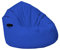 Momiralland Sitzsack Tropfenform Kastanie - für Kinder & Erwachsene – Indoor wie Outdoor da er Wasserfest ist– füllung EPS Perlen. (Blau, XXL - Durchmesser 88 cm für Erwachsene)