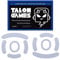 2 juegos de patines TALONGAMES con bordes curvos redondeados compatibles con Logitech G PRO Wireless GPW Gaming Mouse Feet de repuesto, 0.8 mm, material de PTFE puro con almohadillas de deslizamiento