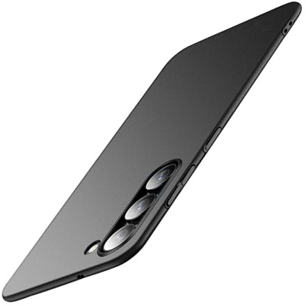 Galful Handyhülle für Samsung Galaxy S24 Slim Case,Matte Hart PC Samsung S24 Hülle Ultra Dünn Schutzhülle Stoßfeste Kratzfeste Hardcase Mattierte Textur Bumper Cover 6.2’’-schwarz