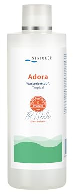 STRICKER Adora Wassserbettduft Tropical, 500 ml I ideal für alle Wasserbetten I auf Basis natürlicher Öle I angenehm I langlebig I Zubehör, Reinigung und Pflege Wassserbett