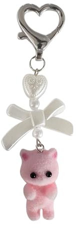 Porte-clés avec nœud fait à la main - Porte-clés avec nœud - Chat - Pendentif - Porte-clés - Nœuds à la mode - Lanière de téléphone - Ornement - Claas Tracteur, PK2, taille unique