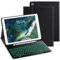 VOWUBO Keyboard Case for iPad 6th Gen 2018, 5th Gen 2017, Air 2 2014,Magnetic Detachable Wireless Keyboard Case, iPad Pro 9.7 inch Case with Backlit Keyboard and Pencil Holder, Slim Folio Cover, Black