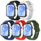 TiMOVO Bracelets de Sport Compatibles avec Huawei Watch Fit 3, Bracelet de Sport en Silicone Souple pour Hommes et Femmes, Bracelets de Montre de Remplacement Réglables pour Huawei Watch Fit 3
