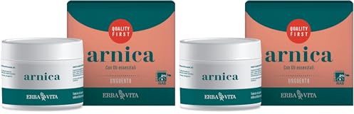 ERBA VITA Unguento d'Arnica prodotto cosmetico per il benessere della pelle - Formato 50 ml (Confezione da 2)