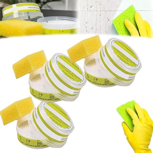 Eco Friendly Cleaning Stone, Cleaning Pebble Stone Shower Floor, Clean It Pebble Stone Shower Floor Cleaner, Multi Purpose Cleaning Stone for Bathroom, Kitchen (3)
