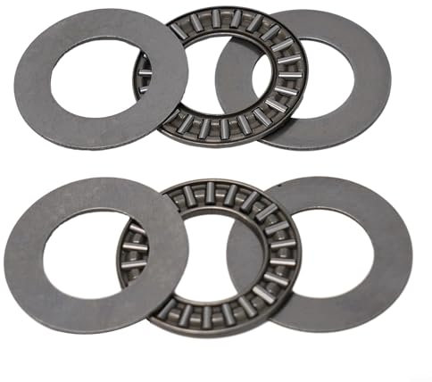 Zeroupshop Riding Mower Steering Kit, Thrust Needle Roller Bearings With Washers Mower Steering Set, Reduced Wear Tear, Precise Control (2set)