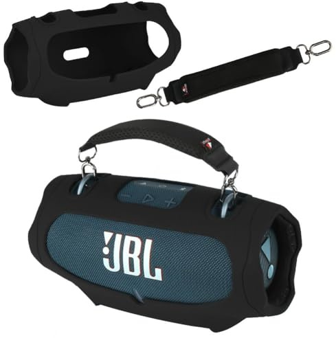 Xingsiyue Silikonhülle für JBL Xtreme 4 Tragbarer Bluetooth-Lautsprecher – Outdoor Stoßfeste Schutzabdeckung mit Trageriemen, rutschfeste Silikonhülle für Reisen