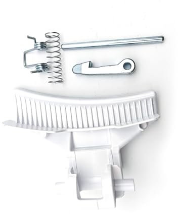 Ehvsgdj Manija De Puerta De Lavadora, Piezas 4055304143, Compatible con ZANUSSI ZWF81243NW, ZWF81243W, ZWF81250W, ZWF81443W, 4055304143