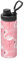 Bouilloire isotherme en acier inoxydable, motif flamant rose et feuilles de palmier, 510,3 g, pour voyage, sport, fitness