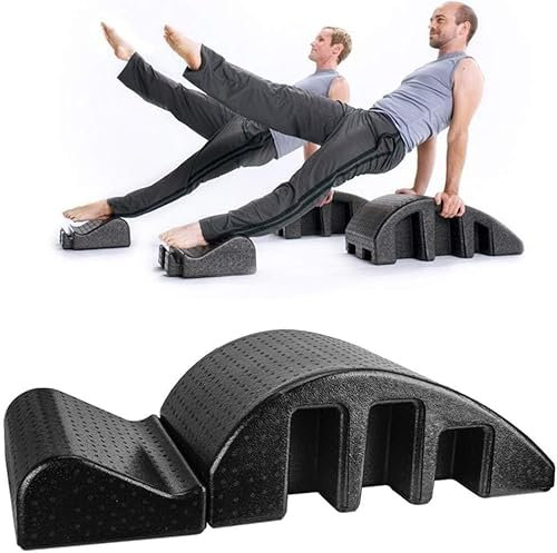 Pilates Arc Spine Corrector, Pilates Arc Foam Spine Corrector Barrel, Yoga Massageliege, Kyphosis Korrekturgerät Pilates Reformer Für Anfänger Home & Pilates Studio Nutzung