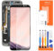 Display LCD pour Samsung Galaxy S8+ Écran de Rechange pour Galaxy S8 Plus SM-G955F SM-G955U 6,2 LCD Ecran Replacement Assemblage avec Réparation (Noir avec Cadre, Incell)