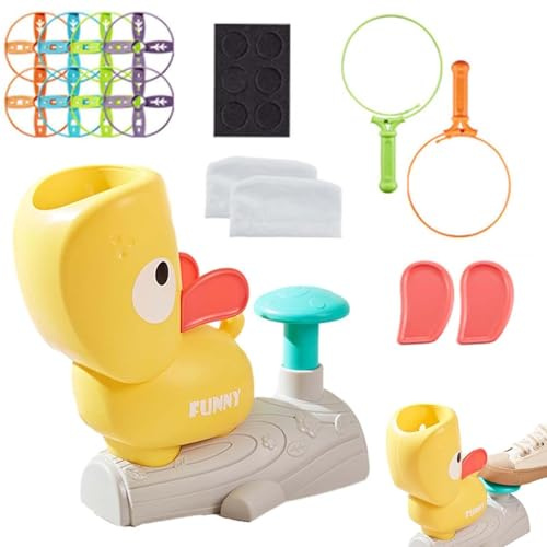 Flying Saucer Launcher - Disc Launcher, Superwings Flight Toy, Creative Disc Launcher with Colourful Wings for Indoor and Outdoor Games, Interactive Toy for House