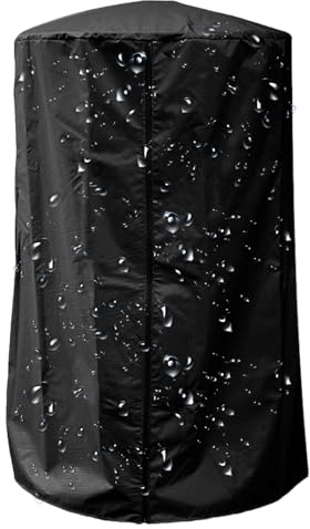 Spizummp Housses de chauffage de terrasse – Bouclier de chauffage de terrasse, résistant à la rouille, résistant à l'eau, fermeture éclair latérale verticale, protection complète pour table, jardin