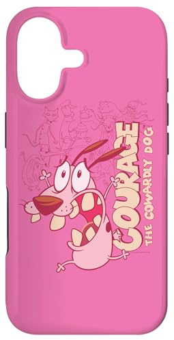 Courage the Cowardly Dog Running Scared Case for iPhone 17
