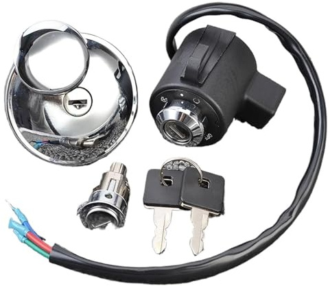 Ignition Key Switch For XL1200S SPORTSTER 1200 SPORT XL883N 4LE2 IRON 883 Fuel Cap Ignition Switch Seat Lock With Key Kit